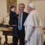 Pope Francis receives former president Alberto Fernández and his son at Vatican