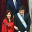 Cristina Kirchner en la asunción