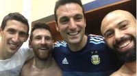 Javier Mascherano Lionel Messi Ángel Di María Lionel Scaloni Selección Argentina Juego Olímpicos