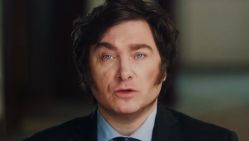 Javier Milei en campaña