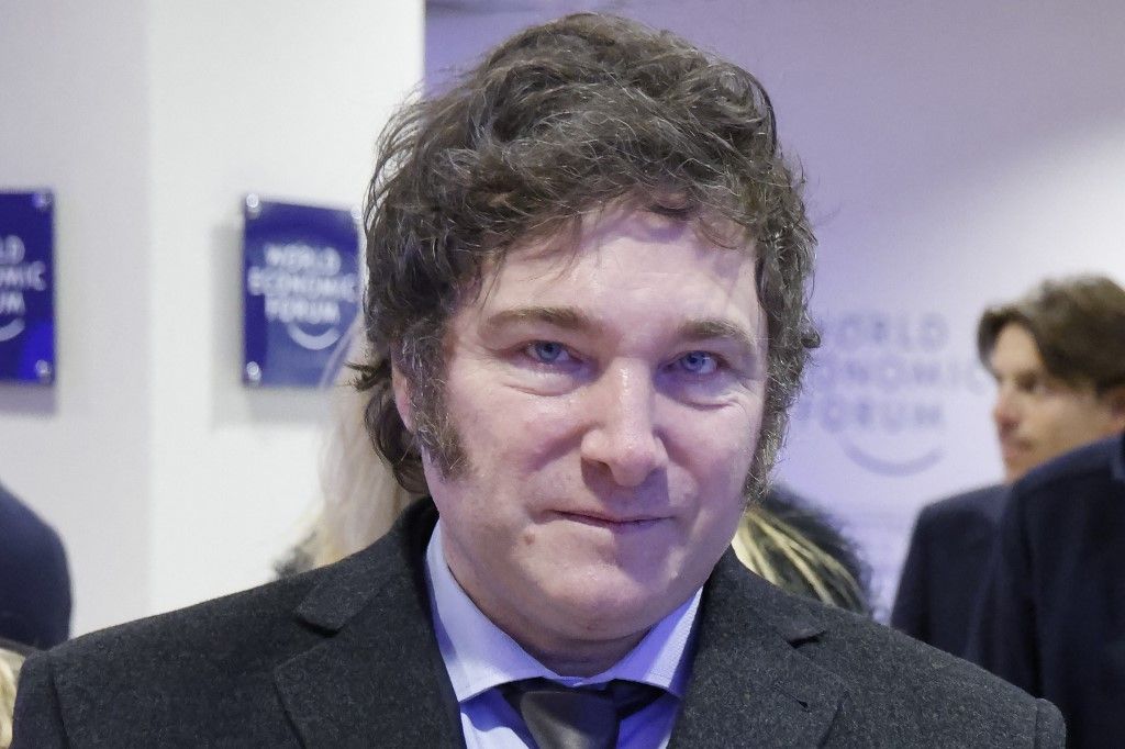 Javier Milei en Davos