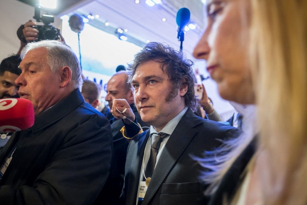 Javier Milei en Davos
