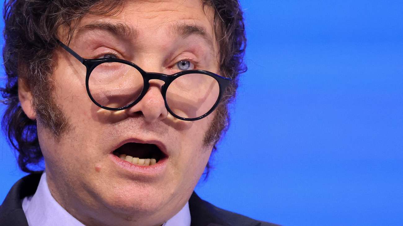 Javier Milei en Davos