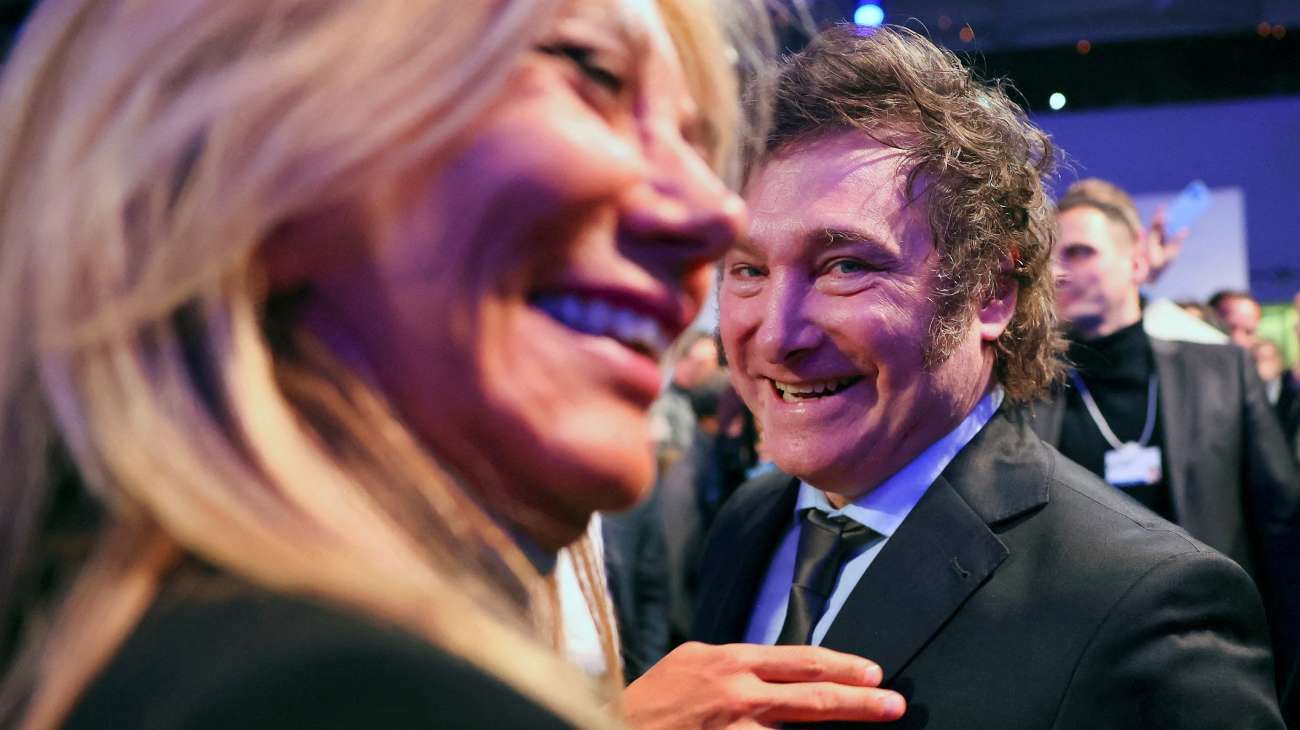 Javier Milei en Davos