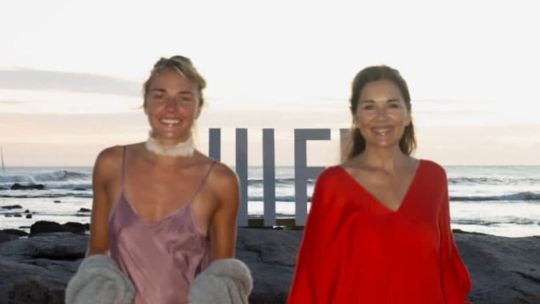 Andrea Frigerio y su hija se lucen con sus looks en el Festival de Cine de José Ignacio