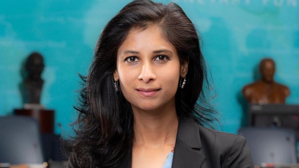 subdirectora gerente del Fondo Monetario Internacional (FMI), Gita Gopinath