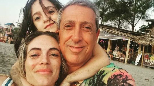 Las tiernas vacaciones de Emilia Attias, el Turco Naím y su hija Gina en Brasil