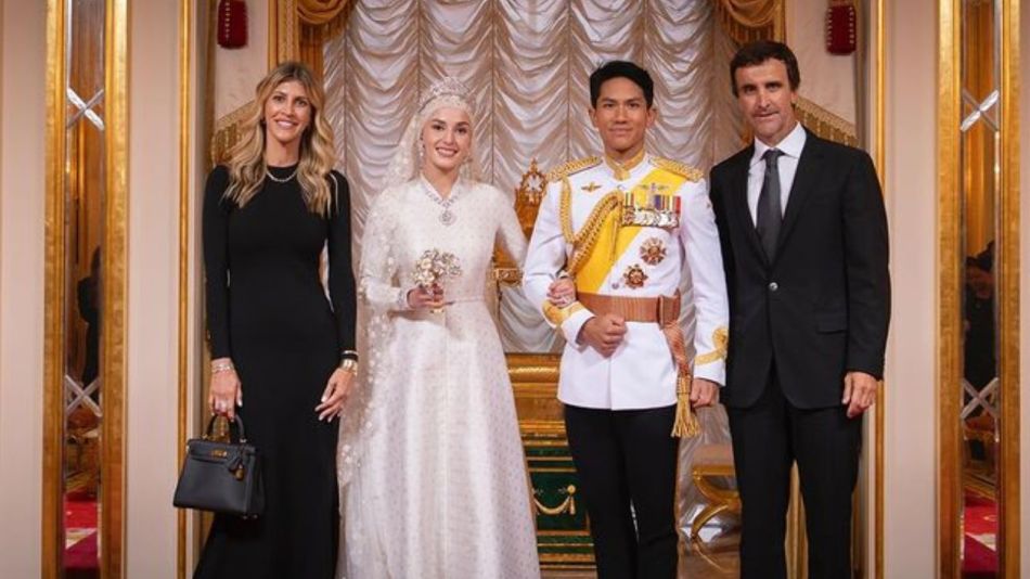 Argentinos en la boda de Abdul Mateen