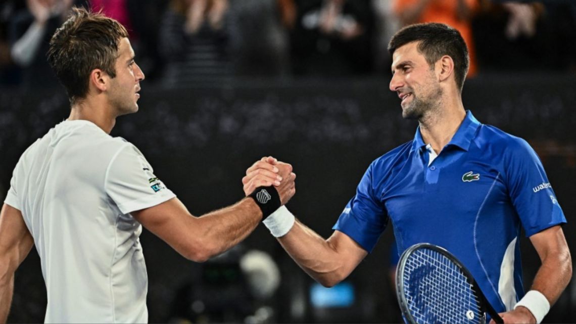 Fin Del Sueño: Djokovic Superó En Tres Sets Corridos A Tomás Etcheverry ...