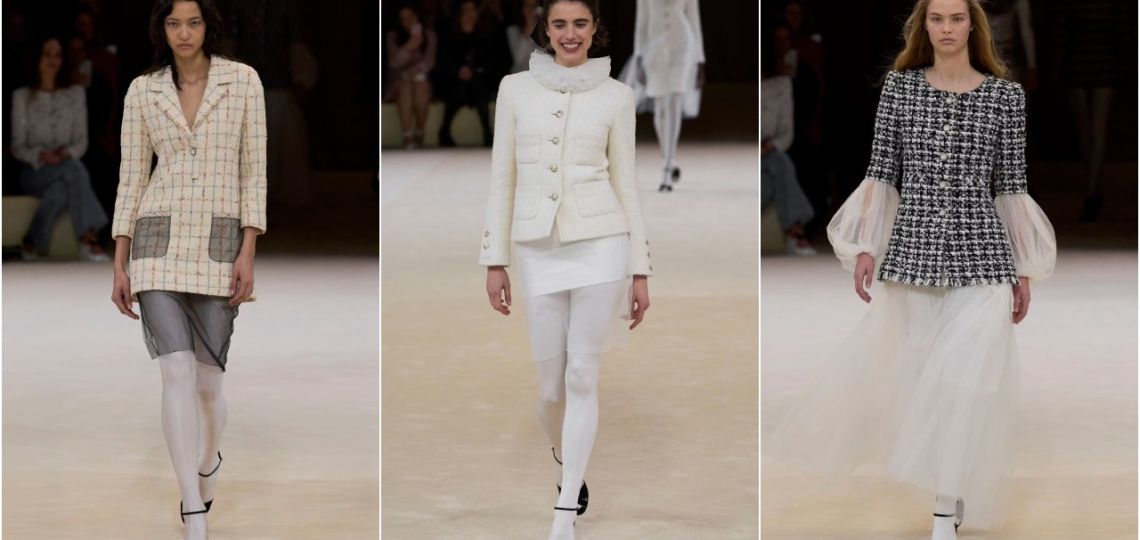 Chanel Haute Couture: abstracción y simpleza en una pasarela que homenajeó al "veste blanche"