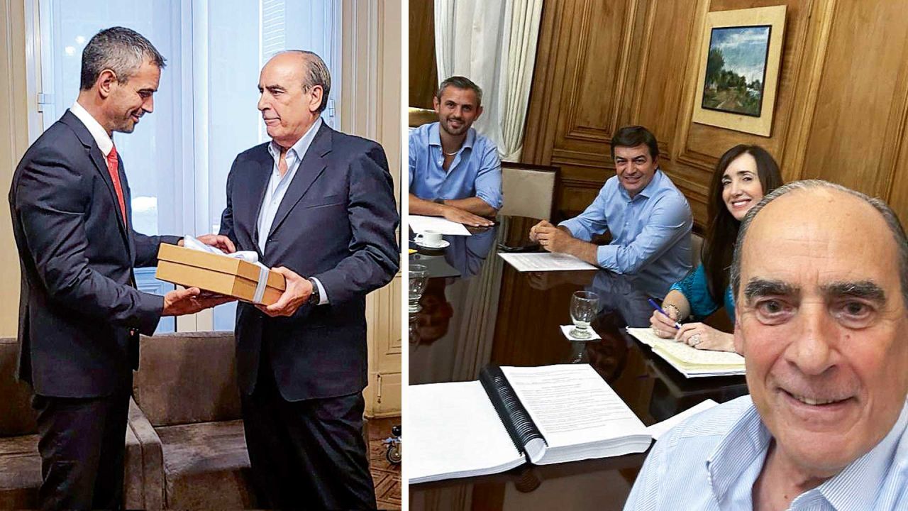 Menem Francos, con licencia para negociar. | Foto:Cedoc