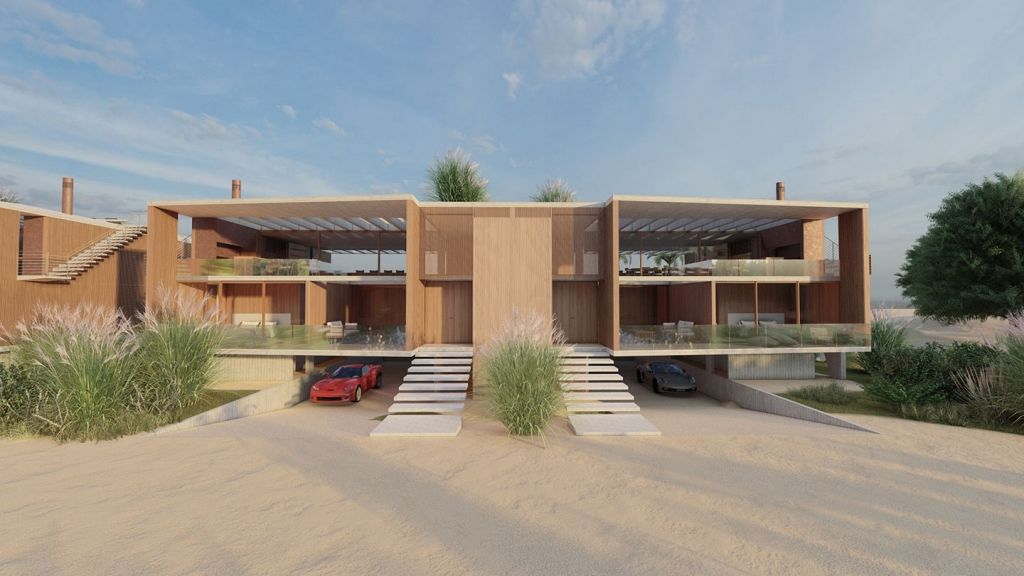 Render de 'La Bonita', proyecto del arquitecto chileno Mathias Klotz.