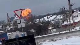 Avión ruso Il-76 se estrelló en la región de Belgorod