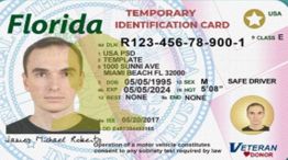 Tarjeta de identificación del estado de Florida, Estados Unidos
