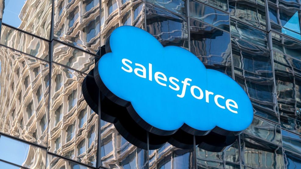 Salesforce Headquarters Ahead Of Earnings Figures