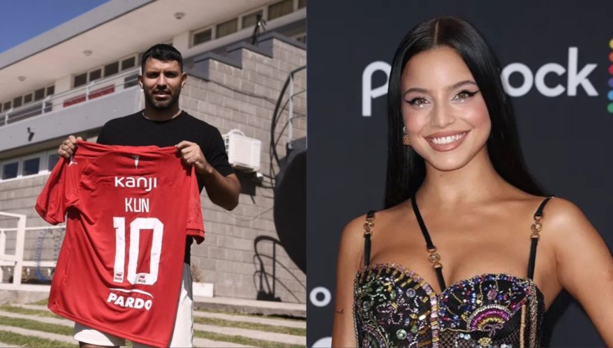 Sergio Agüero Emilia Mernes Javier Millei