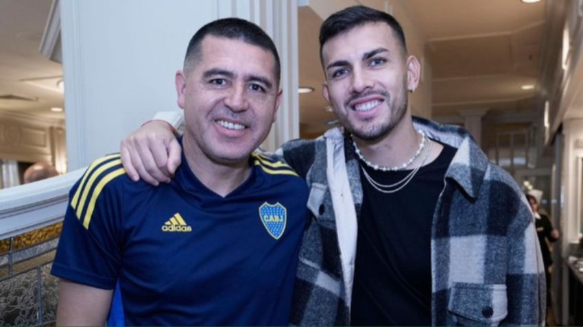 Leandro Paredes Juan Román Riquelme Boca Juniors