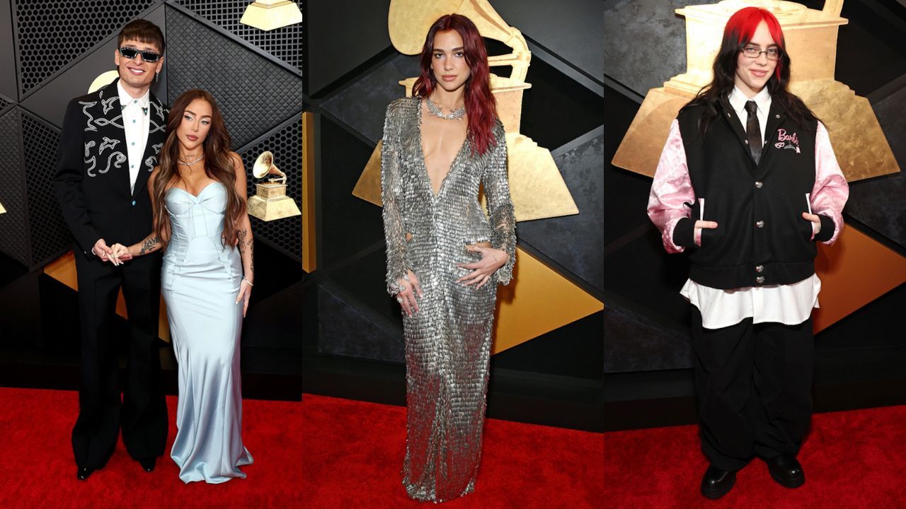 De Nicki Nicole y Peso Pluma a Dua Lipa y Billie Eilish, los mejores y  peores looks de los Grammy Awards 2024 | Caras