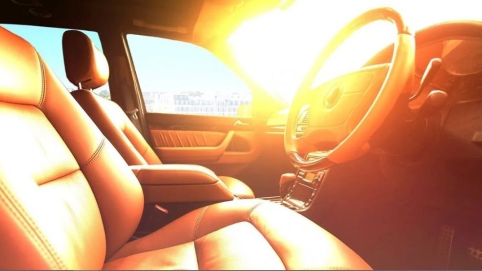 Cuáles son los tres elementos que no pueden quedar en el auto un día de calor. 