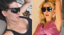 Wanda Nara y Luisana Lopilato marcan tendencia con sus maxi lentes de lujo