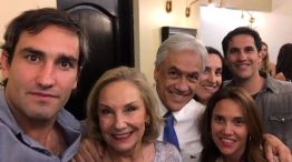 Los hijos de Sebastián Piñera se quebraron durante la despedida al expresidente