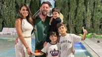 La tierna foto familiar de Lionel Messi y Antonela Roccuzzo junto a sus hijos