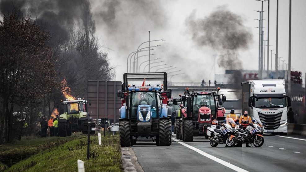 Protestas de agricultores en Europa, un reclamo que se generaliza.