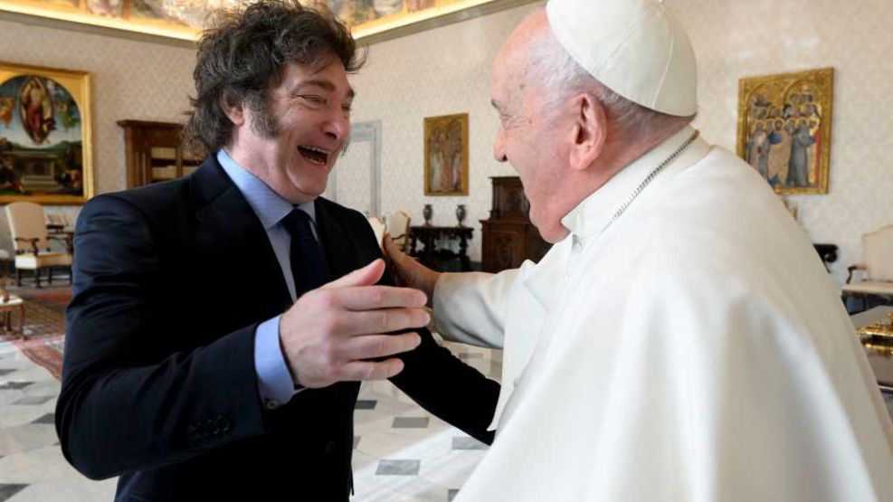 El Papa recibió a Javier Milei