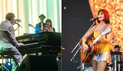 Fito Páez y Fabiana Cantilo en la fiesta Nacional de la Confluencia 