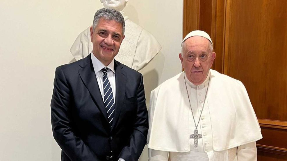 20240214 Jorge Macri visitó al Papa Francisco