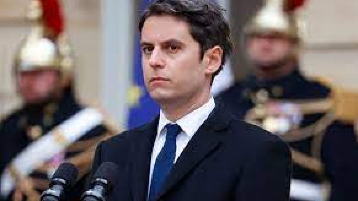 French Foreign Minister Stéphane Séjourné