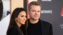 Matt Damon y Luciana Barroso 