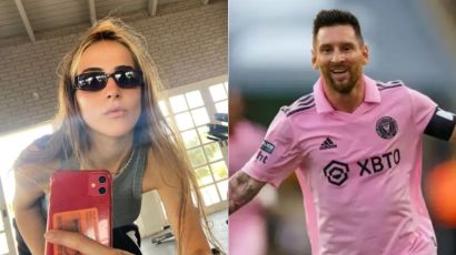 La felicidad de Ámbar de Benedictis por su encuentro con Lionel Messi