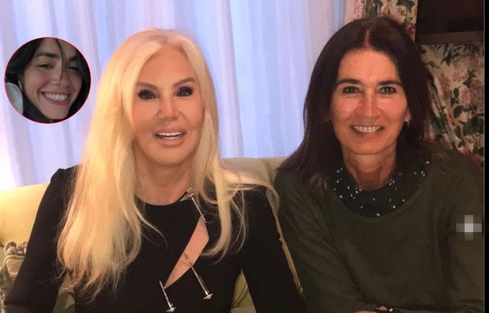 Marcela Amado y Susana Giménez; y Lali Espósito (círculo)