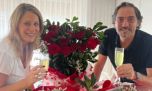 Diez ramos de rosas, el romántico regalo de Eduardo Fort a Rocío Marengo por su décimo aniversario