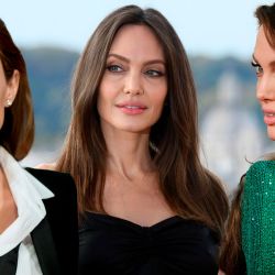 Angelina Jolie rubia.