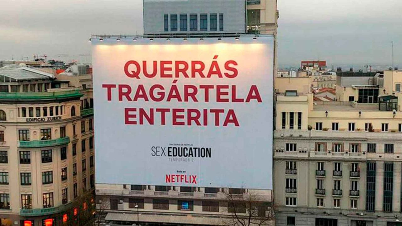 Las campañas publicitarias de Netflix juegan con la provocación extrema. | Foto:Cedoc
