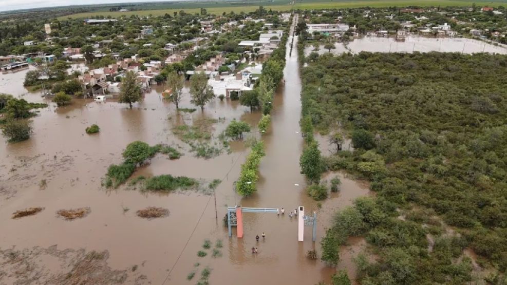Inundación en Obispo Trejo