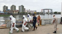 Encontraron un cuerpo flotando en el Riachuelo, a la altura de La Boca