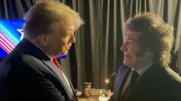 Javier Milei junto a Donald Trump en Estados Unidos
