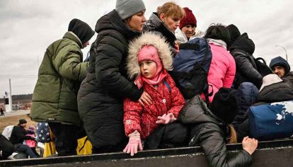 A dos años de la invasión rusa, la Agencia de la ONU para los Refugiados difundió las estadísticas sobre el drama humanitario de los ucranianos.
