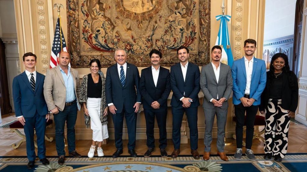 Encuentro del embajador de Estados Unidos, Marc Stanley con las autoridades de la Cámara Argentina Fintech.