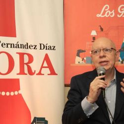 Jorge Fernández Díaz en la presentación de Cora. | Foto:Editorial Planeta