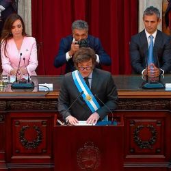 President Javier Milei delivers a state-of-the-nation address to the Legislative Assembly as he inaugurations the beginning of normal congressional sessions.