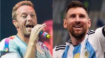 Chris Martin y Lionel Messi