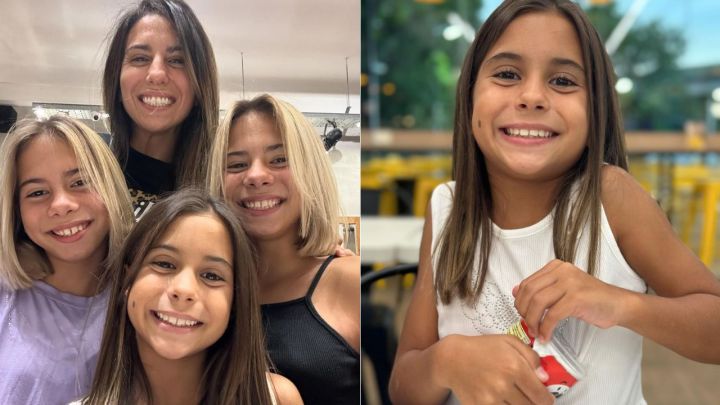 Así fue el radical cambio de look de Cinthia Fernández y sus hijas