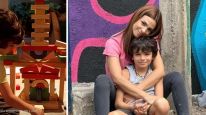 Agustina Cherri mostró la obra de su hijo Nilo: "Arquitecto a sus 5 años"