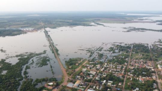 Ya son más de 410.000 las hectáreas anegadas por el fuerte temporal desatado en Corrientes