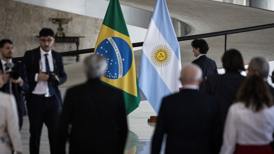 Brazil previously supported neighbouring Argentina in a legal fight over its 2001 sovereign debt default