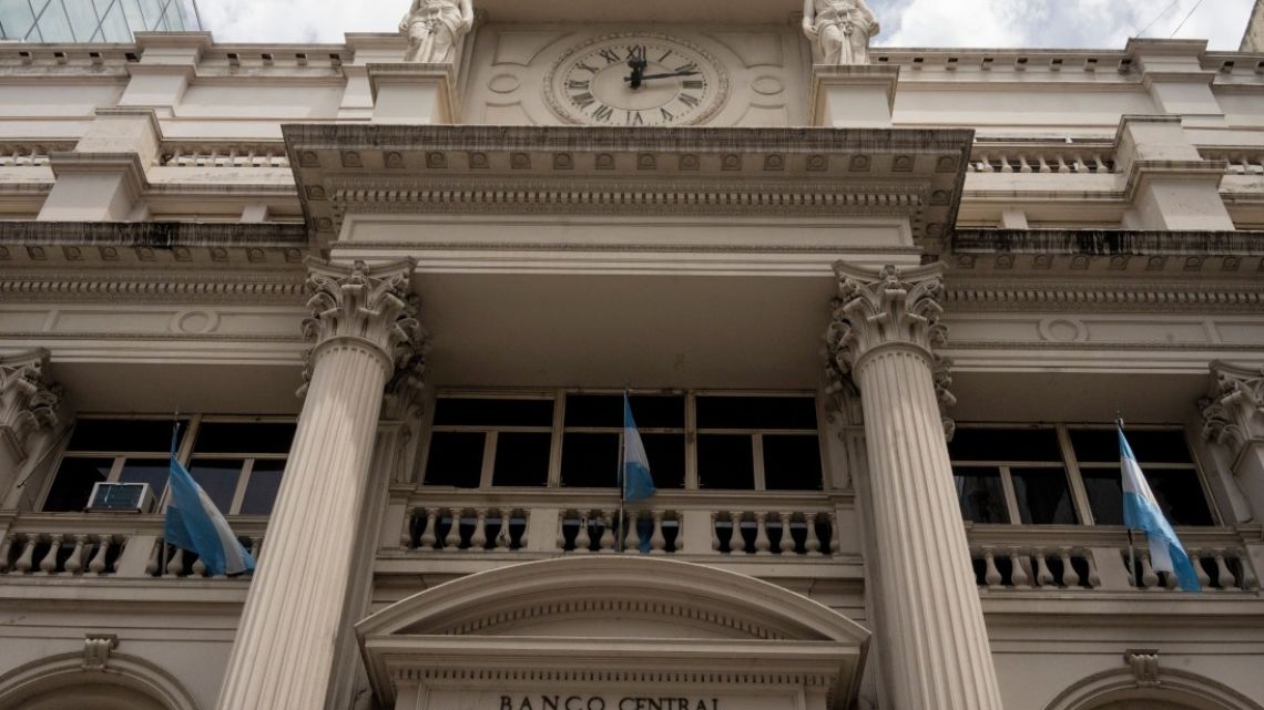 The Central Bank of Argentina in Buenos Aires